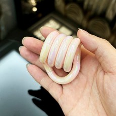 熱賣陶瓷系列扭扭樂寶石專注力訓練減壓神器小玩具tan解壓go, 陶瓷-夢幻粉, 1個