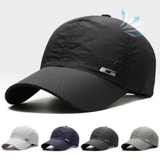 가빈 경량 매쉬 러닝 캡모자 자외선차단, 블랙, 1개