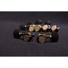 Gotoh SGL510Z-EN01-CK 宇宙黑 斜角45度 日本製 高級民謠吉他弦鈕, 1個