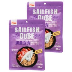 Hyperr 超躍 立方貓咪凍乾零食, 2包, 30g, 旗魚