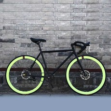 픽시자전거 클래식 출퇴근 자전거 입문용 로드 26인치, 26인치 흑백 07