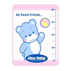 Ailiher 愛力兒優質印花防濕嬰兒尿墊 台灣製 生理墊/看護墊/產褥墊/戒尿布/野餐墊, 粉色, 1個