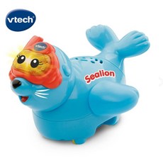 英國Vtech 2合1嘟嘟戲水洗澡玩具系列-搖擺海獅，趣味造型，安全材質，寶寶洗澡好夥伴, 1個