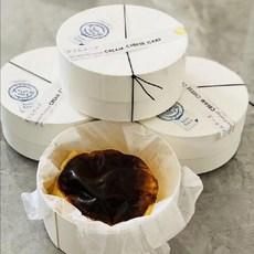 바스크 치즈 케이크 박스 4인치 타르트 상자 5개세트 5세트 원형 용기 쿠키 화이트 6인치, C. 흰색 원형 상자4인치, A. 5 세트의 시험 세트