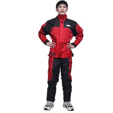 天龍 新重裝上陣F1 機車型風雨衣, 紅色