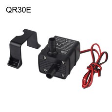 초저소음 미니 브러시리스 워터 내구성 수중 분수 펌프 28 5W 12V 수족관 방수 순환, QR30E, 표준 한국 표준 연합