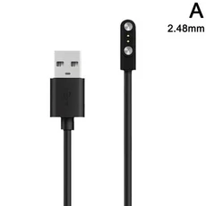 스마트 시계 충전 케이블 2 핀 4 USB 코드 0.5m Universal for Smartwatch 7.62mm 자기