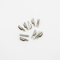 3mm 민자형 스트링철팁 고무줄끝쇠, 10개