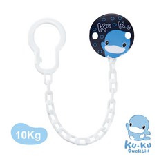 酷咕鴨 繽紛歡樂奶嘴鍊, 藍色, 1條