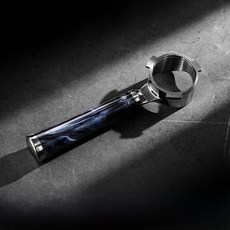 커피 머신 핸들 바텀리스 안정 추출 개조 도구, 33. 51mm---3개의 귀(Delonghi)||검은, 기본