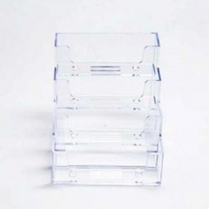 4단 명함꽂이 아크릴 카드명함케이스 명함보관함, 1개, 상세페이지 참조