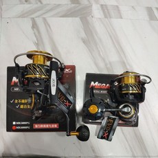 海力士 MK系列 全金屬海水版捲線器 9+1滾珠軸承 輕量化碳纖維, 1個, 2000型