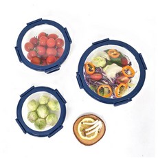 원형 내열유리 보관용기 단품, 원형390ml