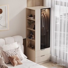 床邊小衣櫃傢用臥室小戶型簡易定製衣櫃小房間現代簡約新款