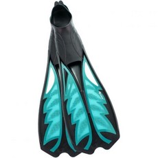 스쿠버 탱크 키트 성인 유연한 편안한 다이빙 핀 전문 프리 긴 고무 미끄럼 방지 수영 플리퍼 스노클링 장비 수중 작업수중 레크리에이션용, 작은, 초록색