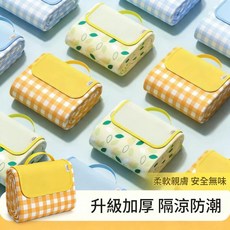 戶外加厚防潮野餐墊 便攜隔涼布, 回購裝隨機一款顏色150*200 圍坐6人舒躺2人