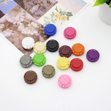 플라스틱커버 자석단추, 1개, 아이보리