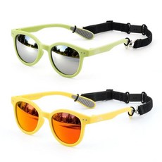 EYEBUDDY 아동용 유아 선글라스 만 3~8세 편광 자외선 차단 남아 및 여아용 야외 활동을 위한 세련된 선글라스 A03-아동용 선글라스-블랙, 클래식, A20-아동용 선글라스-눈부신 세이지 그린 & 옐로우