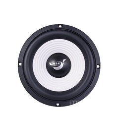 6.5인치2옴 고출력 DIY 멀티 컴퍼넌트 스피커 미드우퍼 자동차 카스피커 차량용 서브우퍼, 단일 스피커, 없음, 1개