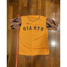 UA 日本職棒讀賣巨人2020橙魂應援球衣L (罩衫 日職 NPB 棒球 棒壘 巨人), 1個