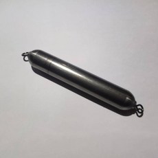 船釣龍蝦鉛 敲底用上鉛 雙轉環鐵條5入組, 1個, 4兩,碳鋼