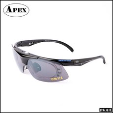 APEX 戰術射擊眼鏡, 黑色, 1個
