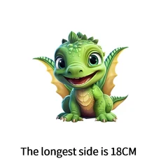 쿠쿠스토어 만화 소년 의류 공룡 열전달 패치 DIY 어린이 인쇄 다림질 프로그램에, 11 NTH-00133-7