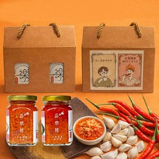蒜樂辣 香蒜辣椒醬 禮盒組 (大辣 & 蒜泥狠) SGS檢驗合格 手作辣椒醬, 180g, 2個