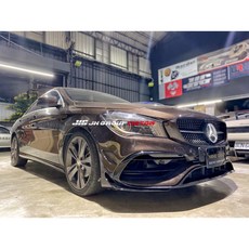 JH GROUP MOTOR BENZ W117 CLA 升級新款45樣式前保總成含水箱罩風刀組, 1個