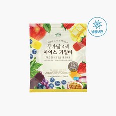 [자연원] 무가당 4색 아이스 과일바 18ml x 24개입, 24개