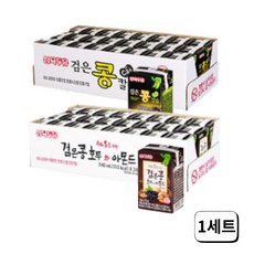 삼육식품 검은콩칼슘 검은콩 호두와아몬드 세트, 140ml, 1세트