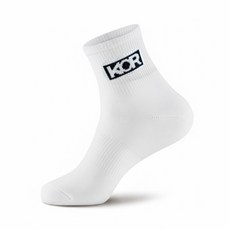 KOR 국대양말 국내제작 두꺼운 스포츠양말, 화이트, 1개