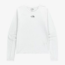노스페이스 NT7TR81K 화이트라벨 여성 스텝업 긴팔 라운드티 WHITE DDE409 FWA784