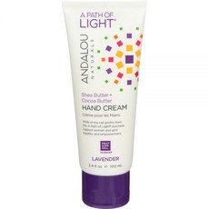 Andalou Naturals 핸드 크림 라벤더 시어 - 100.5ml (3.3액량 온스)