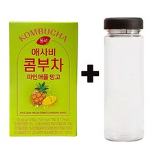 동서 애사비 콤부차 파인애플 망고 10T+워터보틀, 1개, 10개
