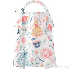 哺育用品B3E多功能哺乳巾 棉質餵奶罩衣附收納袋 系帶披肩孕婦外出防走光遮蓋巾