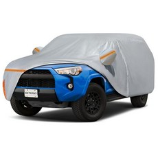 2012-2025 아우디 Q3/RS Q3용 자동차 커버 방수 맞춤형 핏 전천후 햇빛 비 UV 먼지 눈 보호 야외 Q3 풀 카 커버 도어 지퍼 및 면 안감 포함 - 그레이