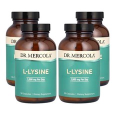 닥터머콜라 L-라이신 1 500 mg 90캡슐, 4팩, 90정