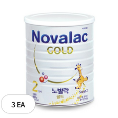 노발락 골드 분유 2단계, 800g, 3개