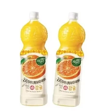 달콤감귤 과일음료 1.5리터 6병 세트, 1.5L