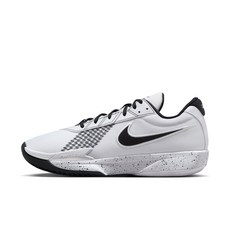NIKE AIR ZOOM G.T. CUT ACADEMY EP 男款籃球鞋-白黑 FB2598-105