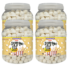제로슈가 당당한 도담쌀 팝콘 달콤 빠삭 베이크 현미과자, 4개, 170g