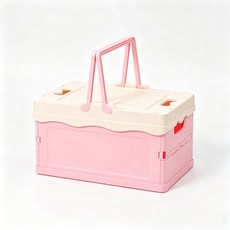 금상흥 책 상자 홈 리빙박스 뚜껑 정리함 옷정리함 수납함 가정용 다용도, 1개, pink