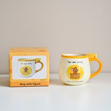 Tom and Jerry 陶瓷茶壺馬克杯組, 1個, 杯子約300ml現貨）,401mL(含)-500mL(含)