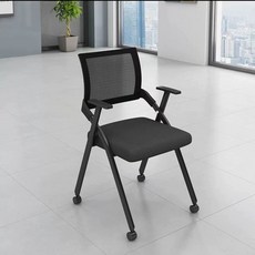 일체형 일체형책상 책걸상 접이식 독서실 의자 테이블 세미나, 1