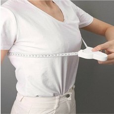 둘레측정 줄자 1.5m 바디체크 휴대용 피팅자, 핑크