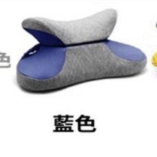 升級款記憶棉趴睡枕 辦公室午睡 多功能腰枕抱枕, 藍色
