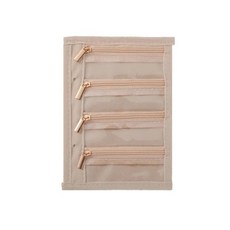 귀걸이 목걸이 벨벳 포장 가방 팔찌 반지 지퍼 진열대 투명 포켓