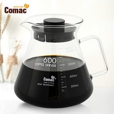 유리 커피서버 포트 드립주전자 600ml (G5) [커피서버커피주전자핸드드립주전자드립주전자드립서버드립포트], 1개