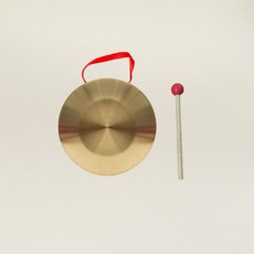 꽹과리 국악 풍물 전통 징 꽹가리 32cm 사물놀이 깽가리, 1개, 22cm